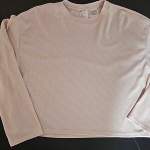H&M Soft Blush Long Sleeve Top